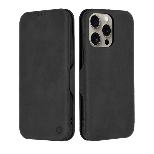 Tok Apple iPhone 15 Pro Max-hoz, Techsuit, Safe Wallet Plus, Fekete