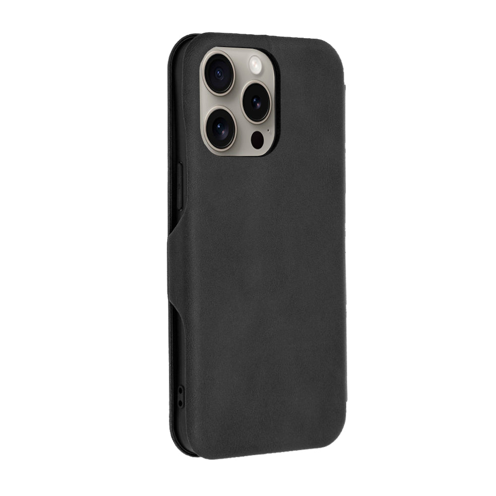 Tok Apple iPhone 15 Pro Max-hoz, Techsuit, Safe Wallet Plus, Fekete
