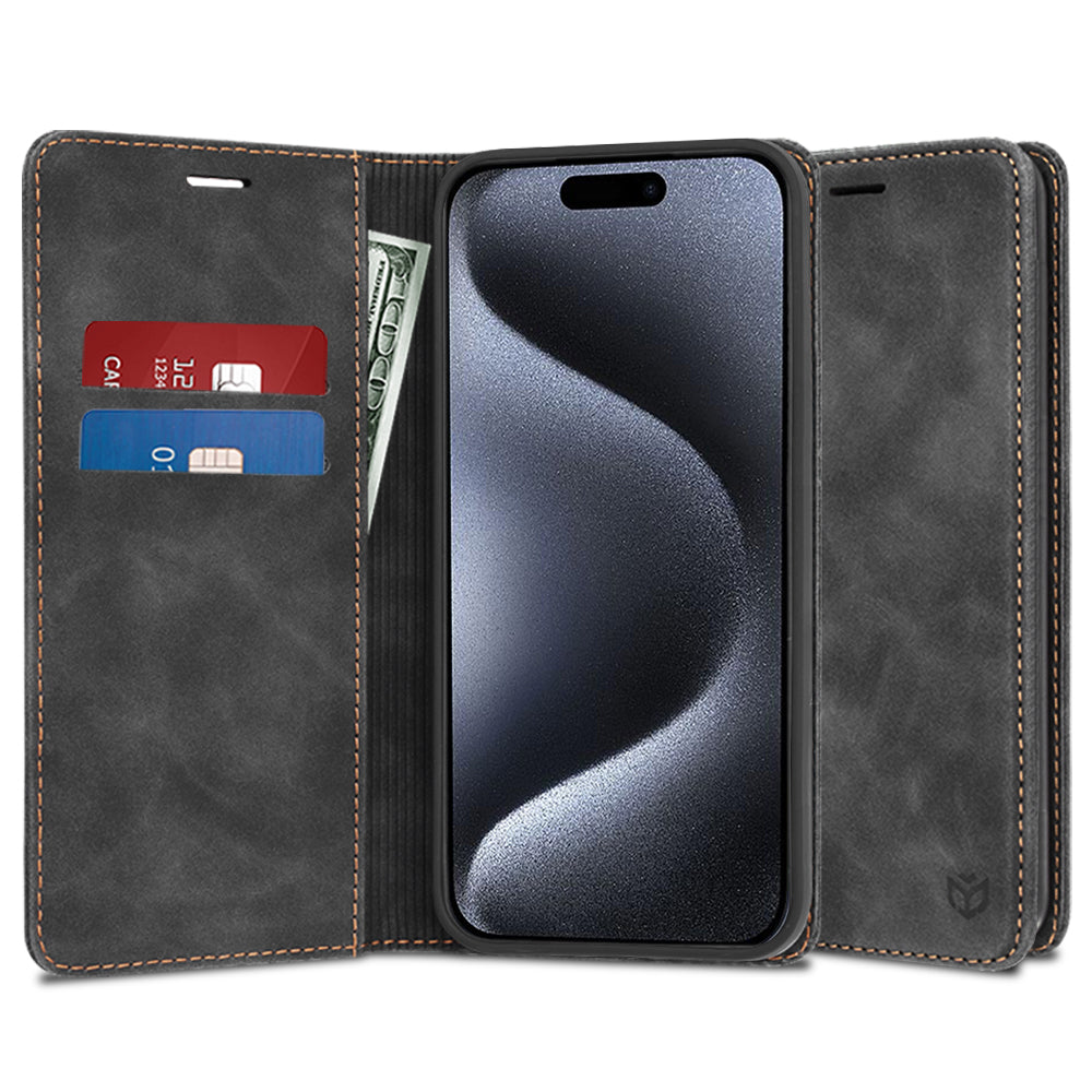 Tok Apple iPhone 15 Pro-hoz, Techsuit, Confy, Fekete