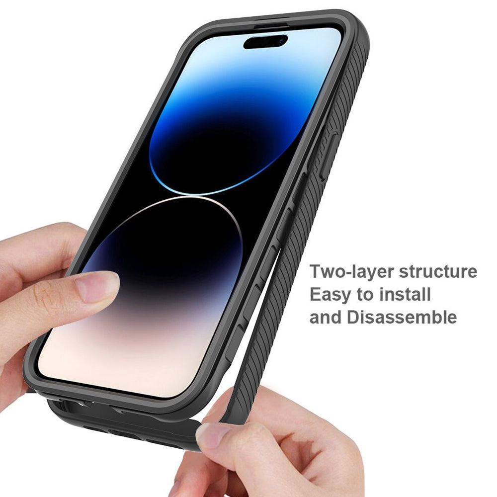 Tok Apple iPhone 15 Pro-hoz, Techsuit, Defense360 Pro, Fekete