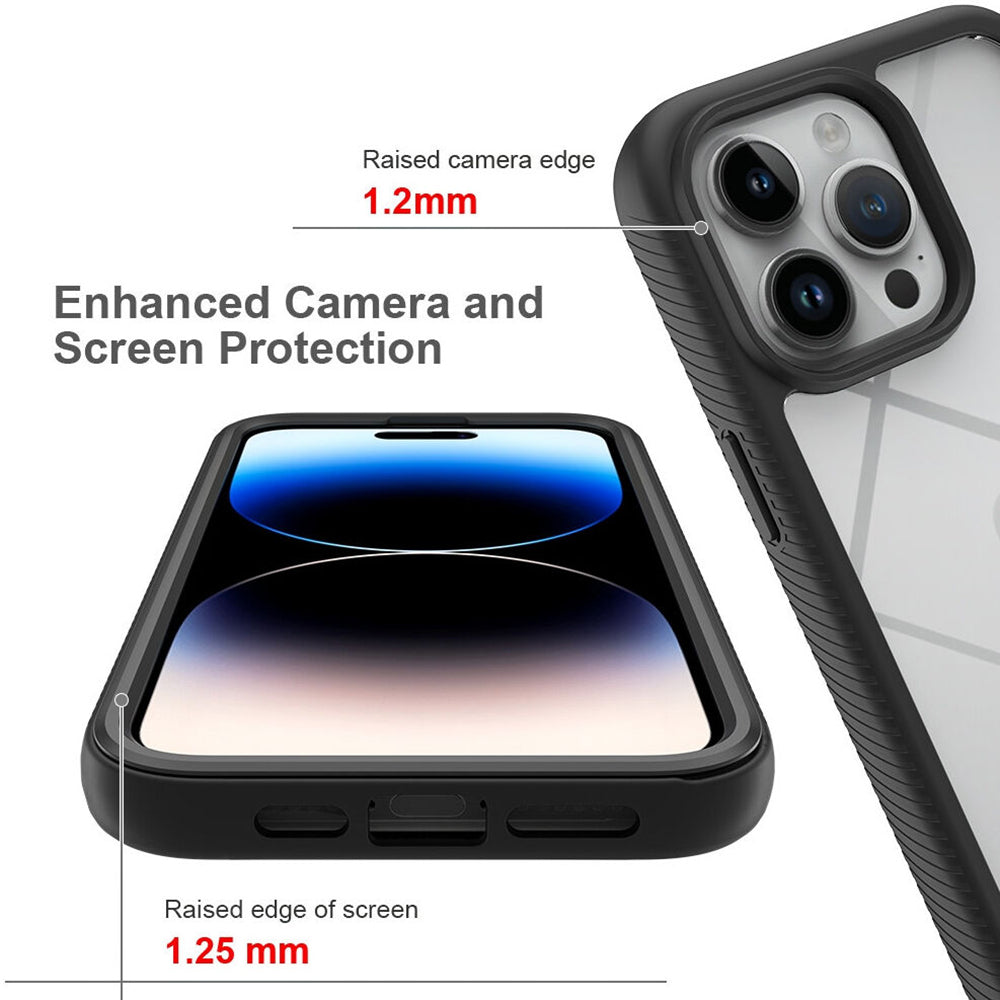 Tok Apple iPhone 15 Pro-hoz, Techsuit, Defense360 Pro, Fekete