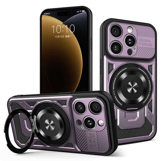 Tok Apple iPhone 15 Pro-hoz, Techsuit, RuggedCam, Lila