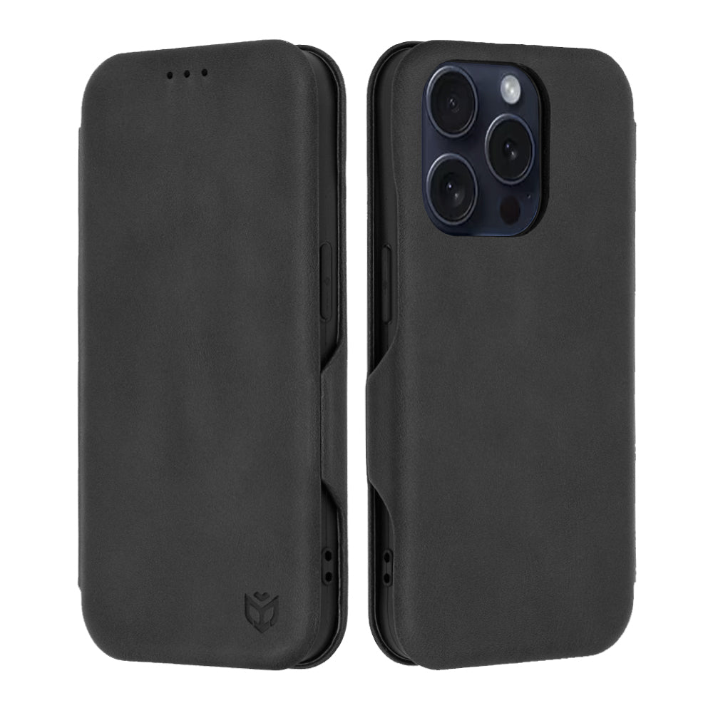 Tok Apple iPhone 15 Pro-hoz, Techsuit, Safe Wallet Plus, Fekete