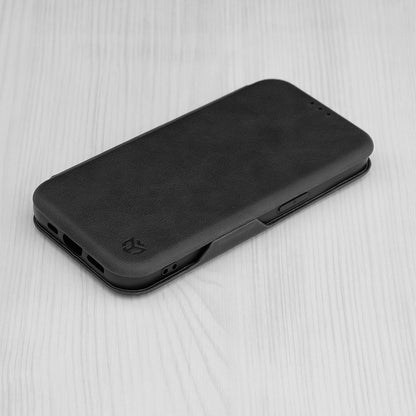 Tok Apple iPhone 15 Pro-hoz, Techsuit, Safe Wallet Plus, Fekete