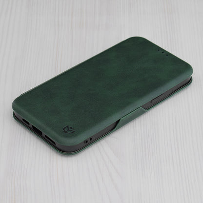 Tok Apple iPhone 15 Pro-hoz, Techsuit, Safe Wallet Plus, Zöld