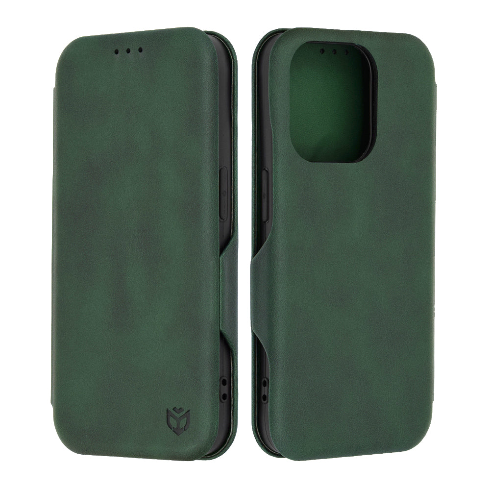 Tok Apple iPhone 15 Pro-hoz, Techsuit, Safe Wallet Plus, Zöld
