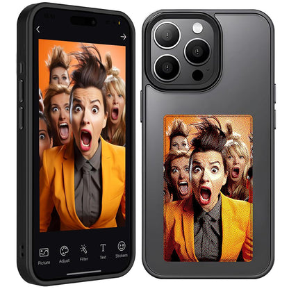 Tok Apple iPhone 15 Pro-hoz, Techsuit, SmartScreen NFC, Fekete