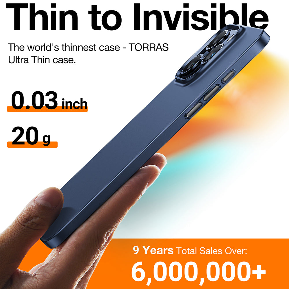 Tok Apple iPhone 15 Pro-hoz, Torras, OriginFit, Tengerészkék