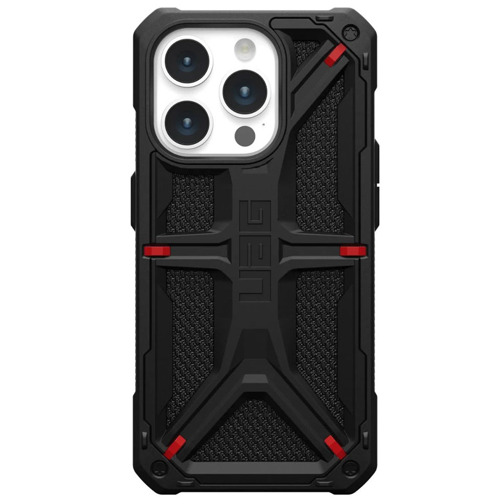 Tok Apple iPhone 15 Pro-hoz, Urban Armor Gear, Monarch Kevlar, Fekete