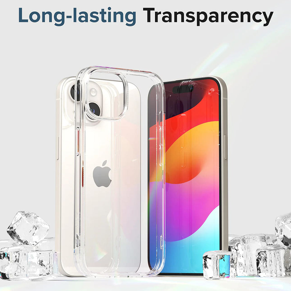 Tok Apple iPhone 15-höz, Ringke, Fusion, Átlátszó