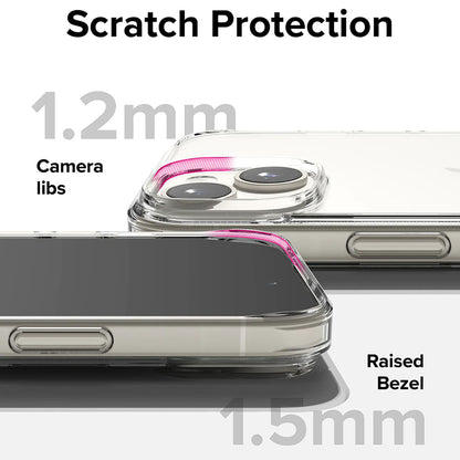 Tok Apple iPhone 15-höz, Ringke, Fusion, Átlátszó