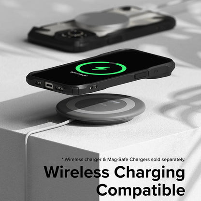 Tok Apple iPhone 15-höz, Ringke, Fusion X, Fekete