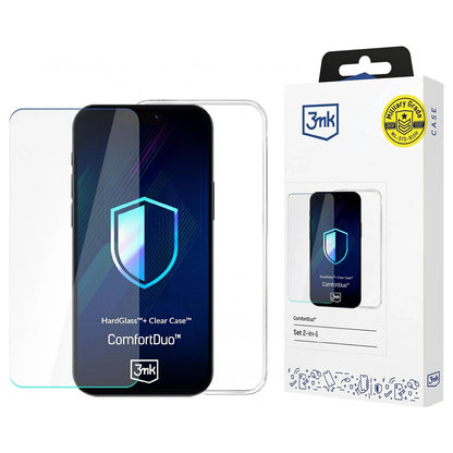 Apple iPhone 16 tok, 3MK, ComfortDuo, Átlátszó