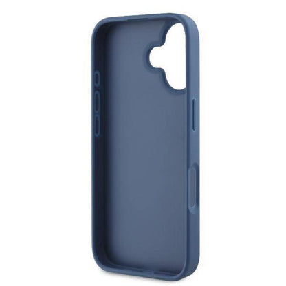 Tok Apple iPhone 16-hoz, Guess, 4G Bottom Stripe, Kék