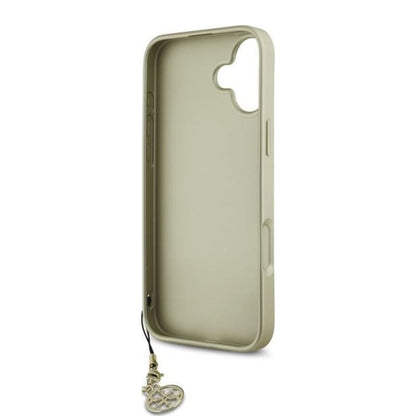 Tok Apple iPhone 16-hoz, Guess, 4G Charm, Barna