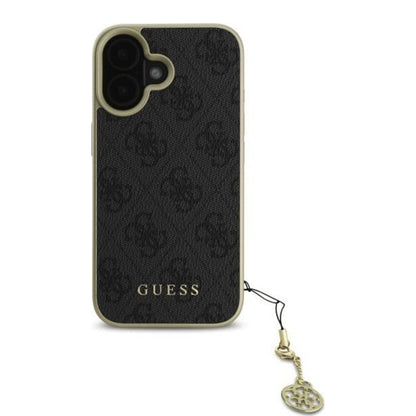 Tok Apple iPhone 16-hoz, Guess, 4G Charm, Fekete