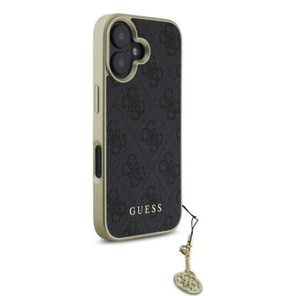 Tok Apple iPhone 16-hoz, Guess, 4G Charm, Fekete