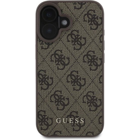 Tok Apple iPhone 16-hoz, Guess, 4G Classic, Barna
