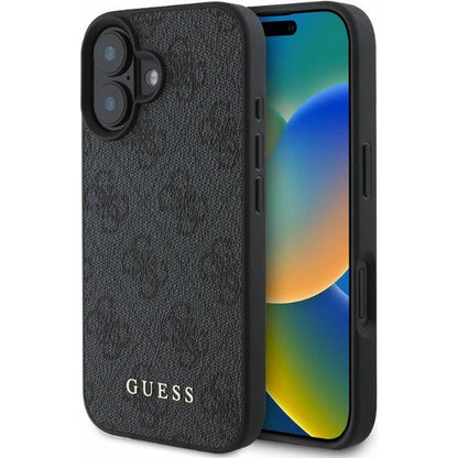 Tok Apple iPhone 16-hoz, Guess, 4G Classic, Fekete