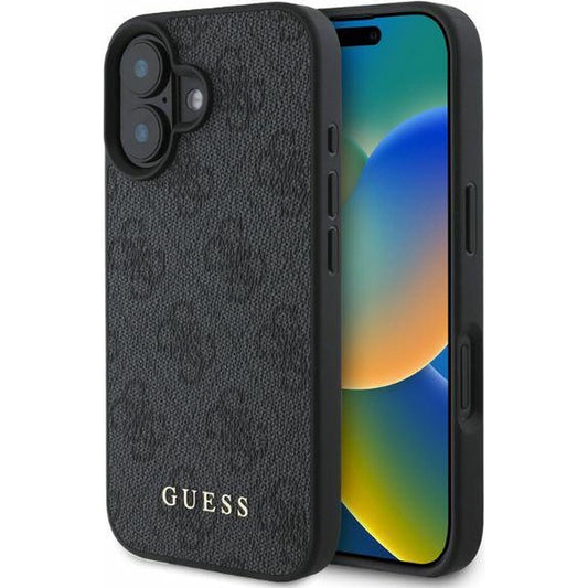 Tok Apple iPhone 16-hoz, Guess, 4G Classic, Fekete