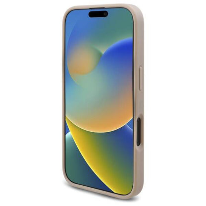 Tok Apple iPhone 16-hoz, Guess, 4G Triangle Logo, Fehér