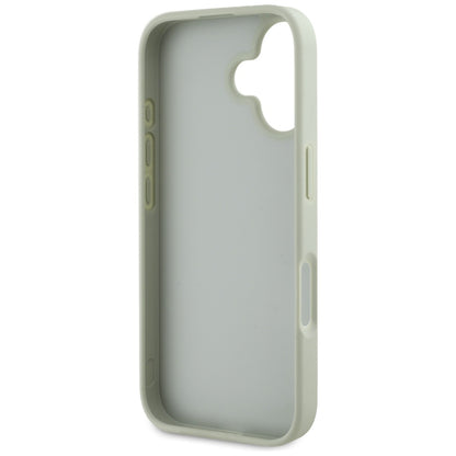 Tok Apple iPhone 16-hoz, Guess, Grained Big 4G Logo Small Classic Logo, Zöld