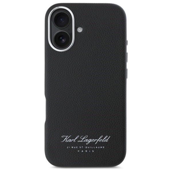 Tok Apple iPhone 16-hoz, Karl Lagerfeld, RSG, Fekete