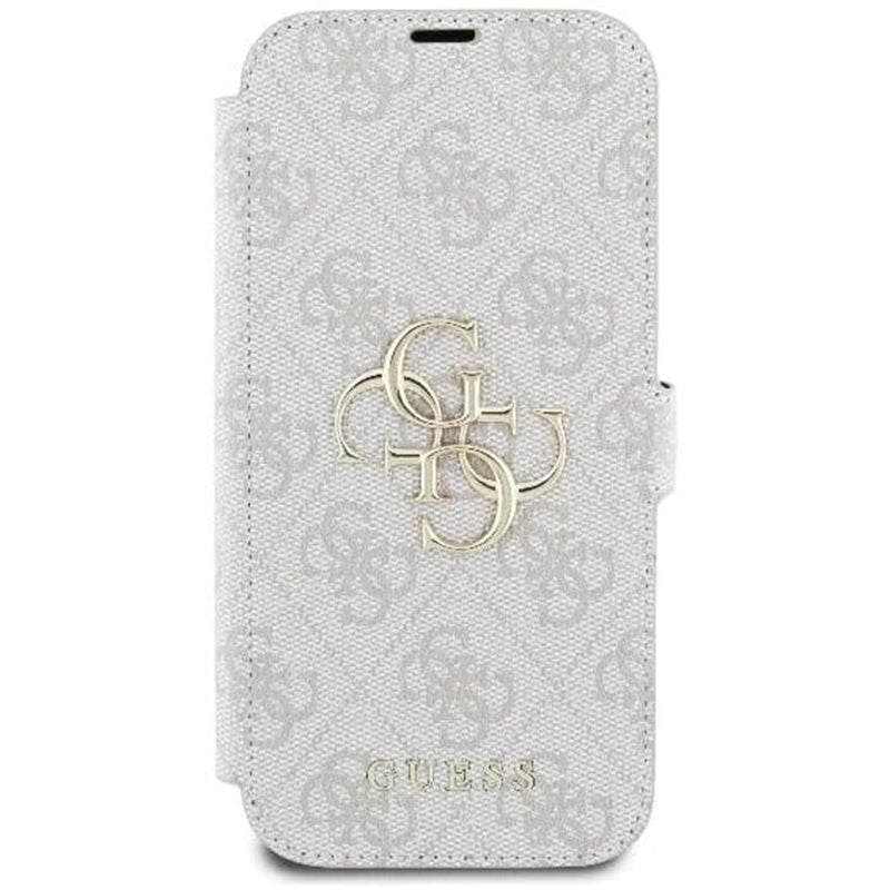 Tok a Apple iPhone 16 Plus-hoz, Guess, 4G Book, Rózsaszín