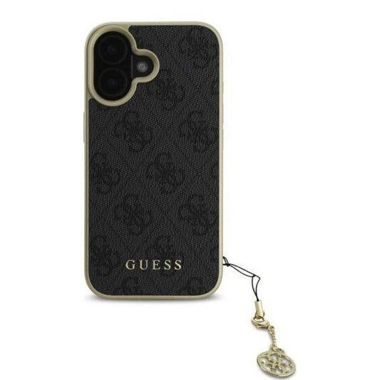 Tok Apple iPhone 16 Plus-hoz, Guess, 4G Charm, Fekete