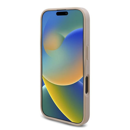 Tok Apple iPhone 16 Plus-hoz, Guess, 4G Triangle Logo, Fehér