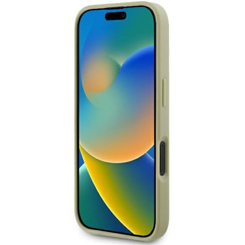 Tok Apple iPhone 16 Plus-hoz, Guess, Fixed Glitter Big 4G, Arany