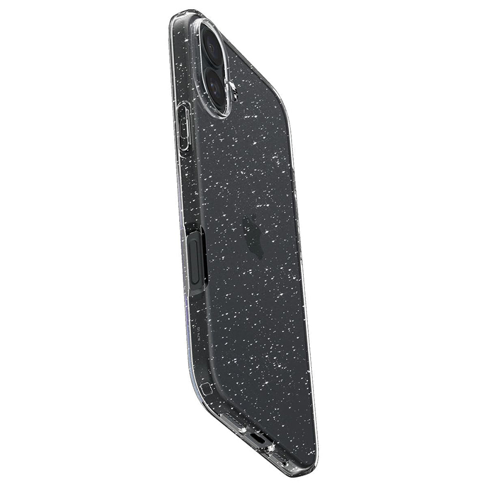 Tok Apple iPhone 16 Plus-hoz, Spigen, Liquid Crystal Glitter, Átlátszó