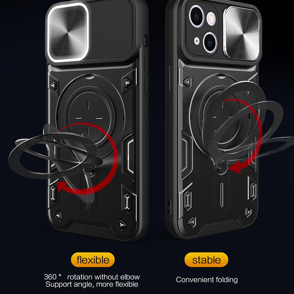 Tok Apple iPhone 16 Plus-hoz, Techsuit, CamGuard Pro, Kék