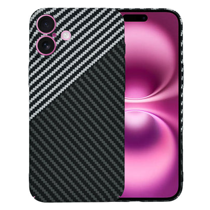 Tok Apple iPhone 16 Plus-hoz, Techsuit, Carbonite FiberShell, Fekete Szürke
