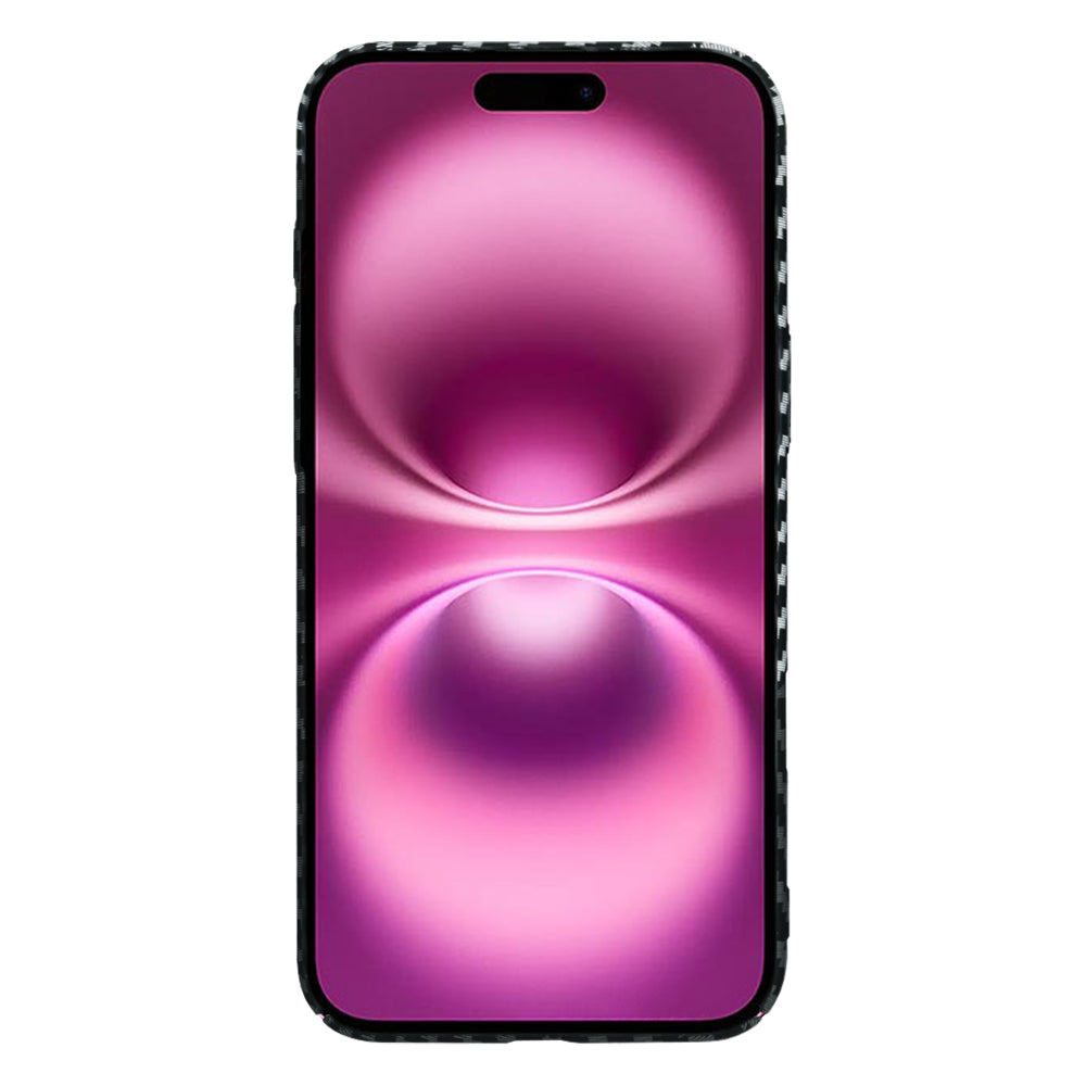 Tok Apple iPhone 16 Plus-hoz, Techsuit, Carbonite FiberShell, Fekete Szürke