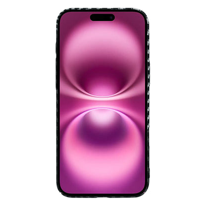 Tok Apple iPhone 16 Plus-hoz, Techsuit, Carbonite FiberShell, Fekete Szürke
