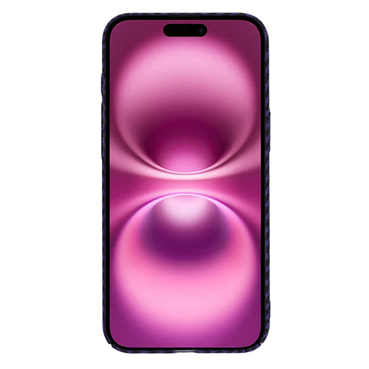 Tok Apple iPhone 16 Plus-hoz, Techsuit, Carbonite FiberShell, Lila