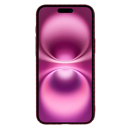 Tok Apple iPhone 16 Plus-hoz, Techsuit, Carbonite FiberShell, Piros