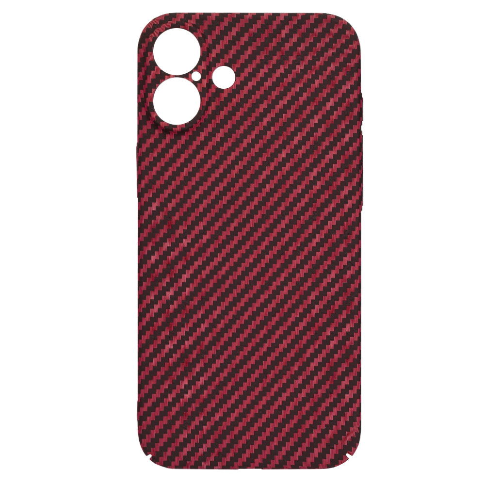 Tok Apple iPhone 16 Plus-hoz, Techsuit, Carbonite FiberShell, Piros