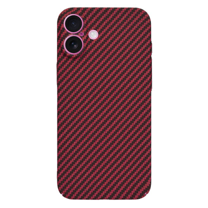 Tok Apple iPhone 16 Plus-hoz, Techsuit, Carbonite FiberShell, Piros