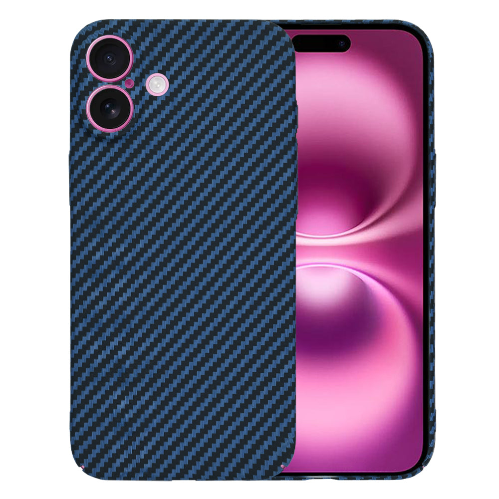 Tok Apple iPhone 16 Plus-hoz, Techsuit, Carbonite FiberShell, Türkiz