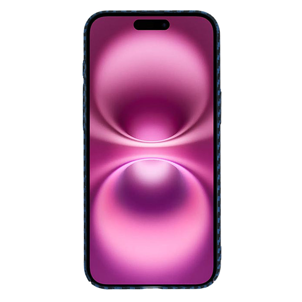 Tok Apple iPhone 16 Plus-hoz, Techsuit, Carbonite FiberShell, Türkiz