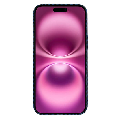 Tok Apple iPhone 16 Plus-hoz, Techsuit, Carbonite FiberShell, Türkiz