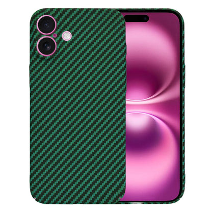 Tok Apple iPhone 16 Plus-hoz, Techsuit, Carbonite FiberShell, Zöld