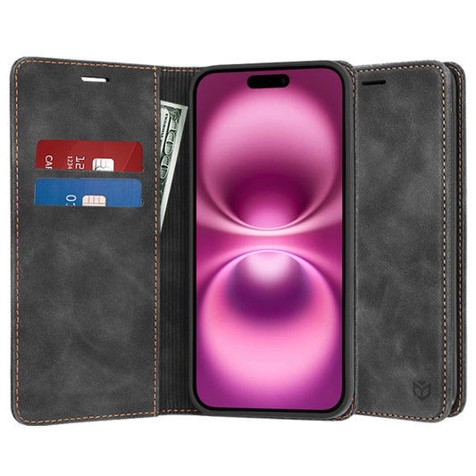 Tok Apple iPhone 16 Plus-hoz, Techsuit, Confy, Fekete