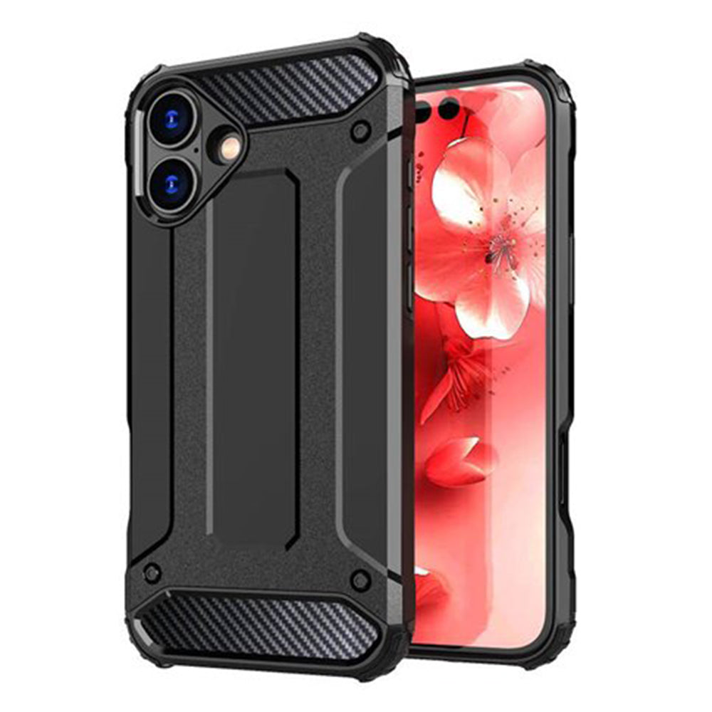 Tok Apple iPhone 16 Plus-hoz, Techsuit, Hybrid Armor, Fekete