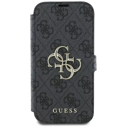 Tok a Apple iPhone 16 Pro-hoz, Guess, 4G Book, Fekete