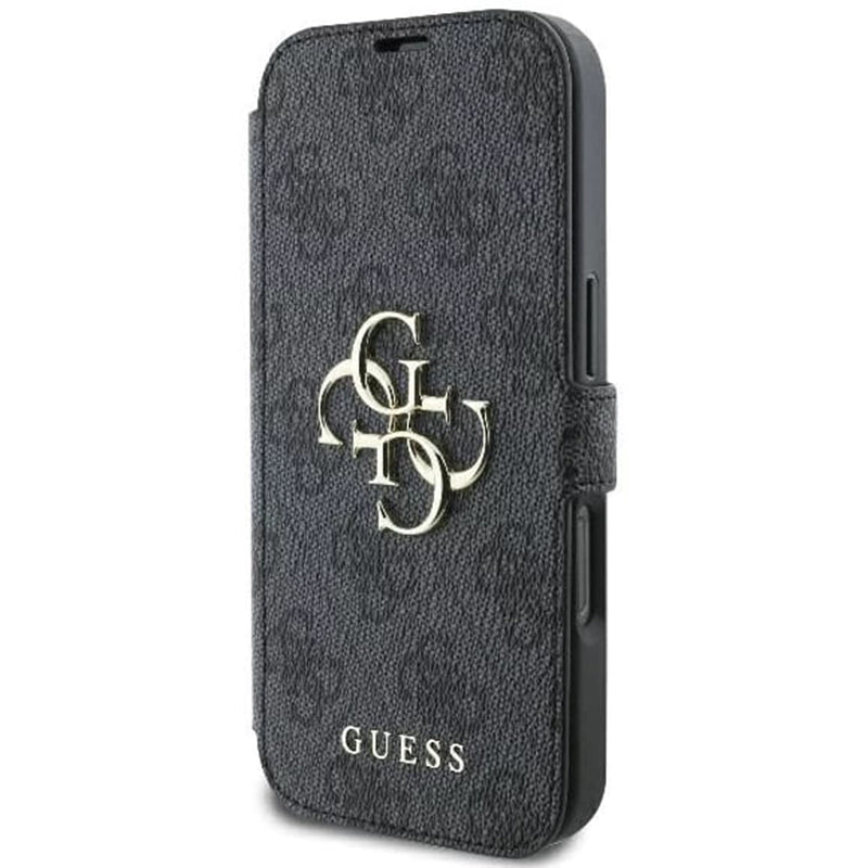 Tok a Apple iPhone 16 Pro-hoz, Guess, 4G Book, Fekete