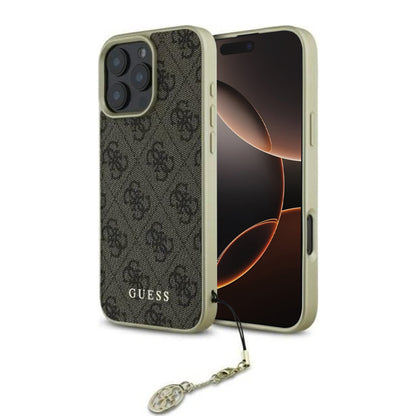 Tok Apple iPhone 16 Pro-hoz, Guess, 4G Charm, Barna