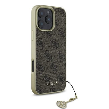 Tok Apple iPhone 16 Pro-hoz, Guess, 4G Charm, Barna